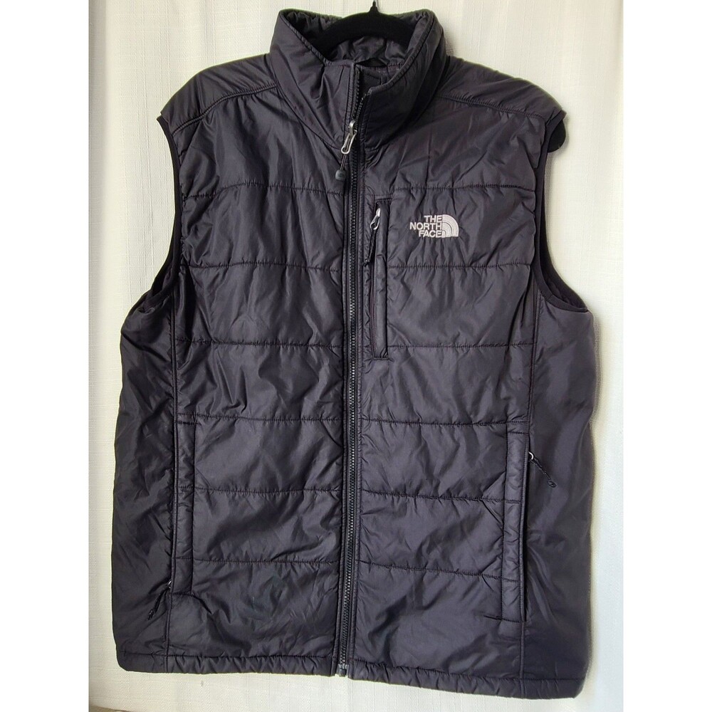 The North Face Primaloft Insulated Vest Men's Large Black Full Zip Puffer